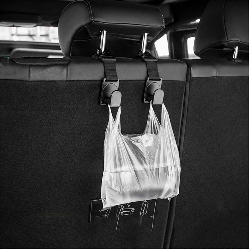 YOCTM 4-Pack Roll Bar Coat Hanger Clothes Hook & Seat Headrest Hook Hanger Storage for Jeep Wrangler JL JT TJ JK JLU Sports Sahara Freedom Rubicon X & Unlimited 2007-2023 - Image 5